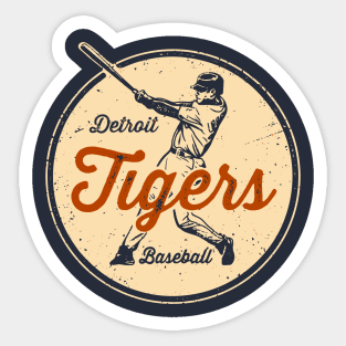 Vintage Tigers Sticker